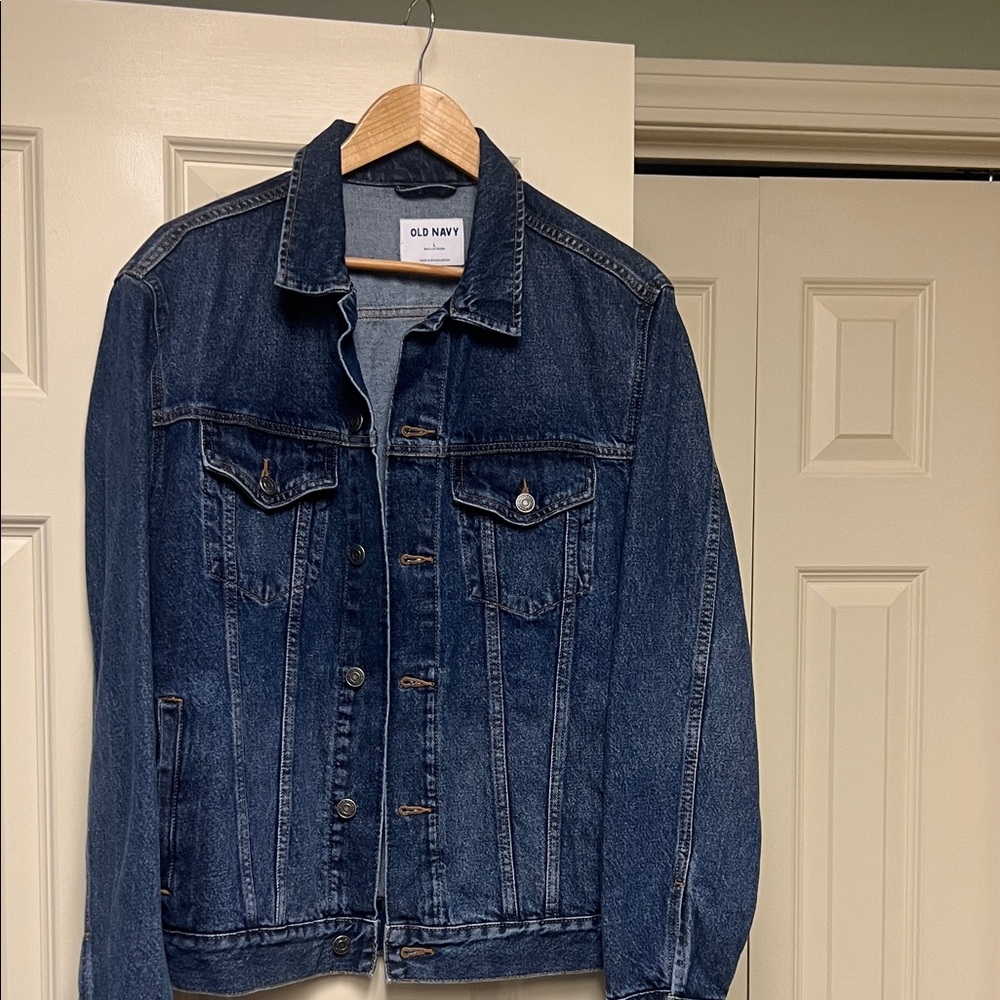 Old Navy Dark Blue Denim Jacket